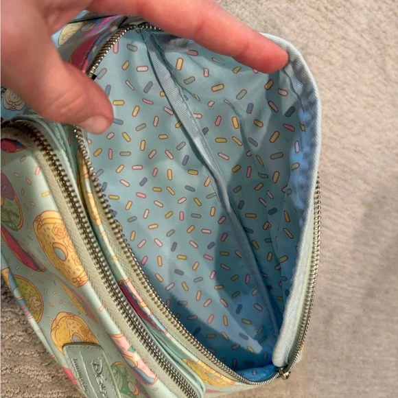 Disney Loungefly Donut Waist Bag - Mint, Pink, Yellow - Picture 6 of 16